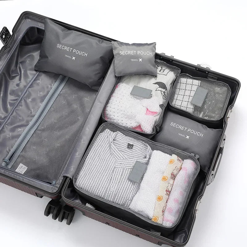 Packing Cubes | Kuffert Organizer | Rejsetasker Sæt til Orden og Oversigt | ReiseKlar