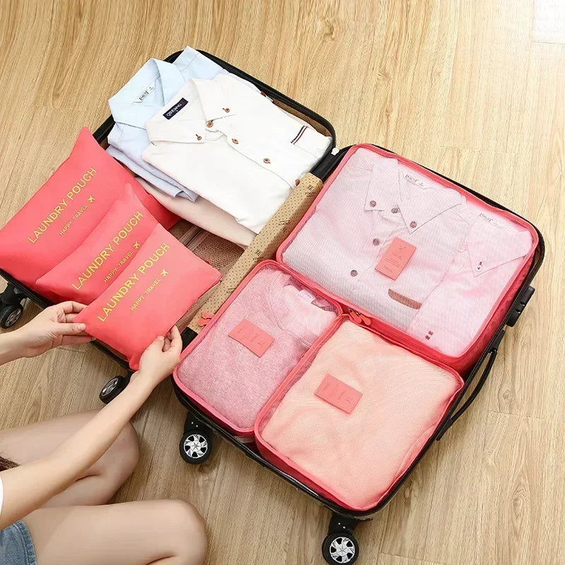 Packing Cubes | Kuffert Organizer | Rejsetasker Sæt til Orden og Oversigt | ReiseKlar