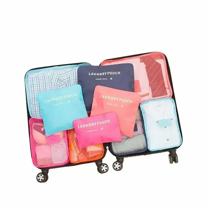 Packing Cubes | Kuffert Organizer | Rejsetasker Sæt til Orden og Oversigt | ReiseKlar