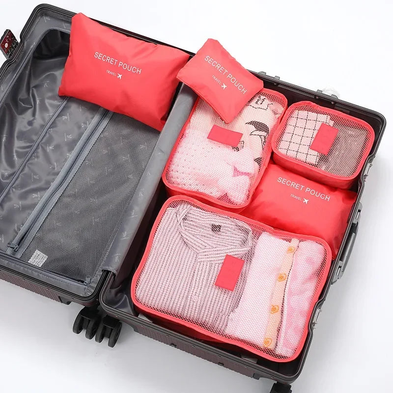 Packing Cubes | Kuffert Organizer | Rejsetasker Sæt til Orden og Oversigt | ReiseKlar
