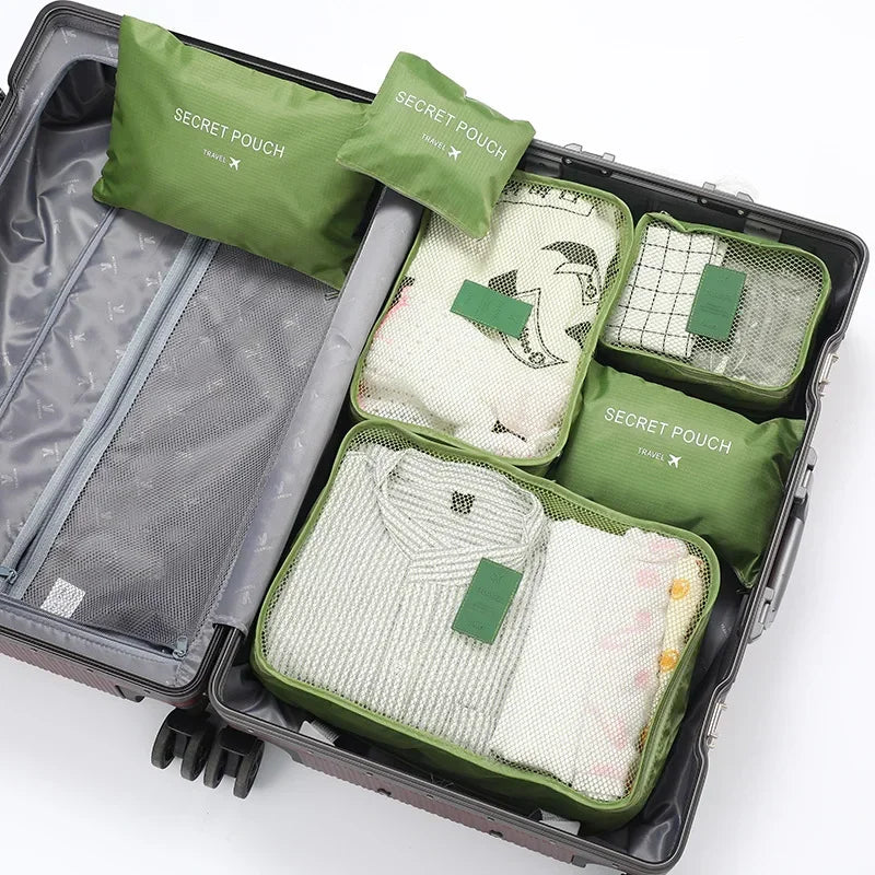 Packing Cubes | Kuffert Organizer | Rejsetasker Sæt til Orden og Oversigt | ReiseKlar