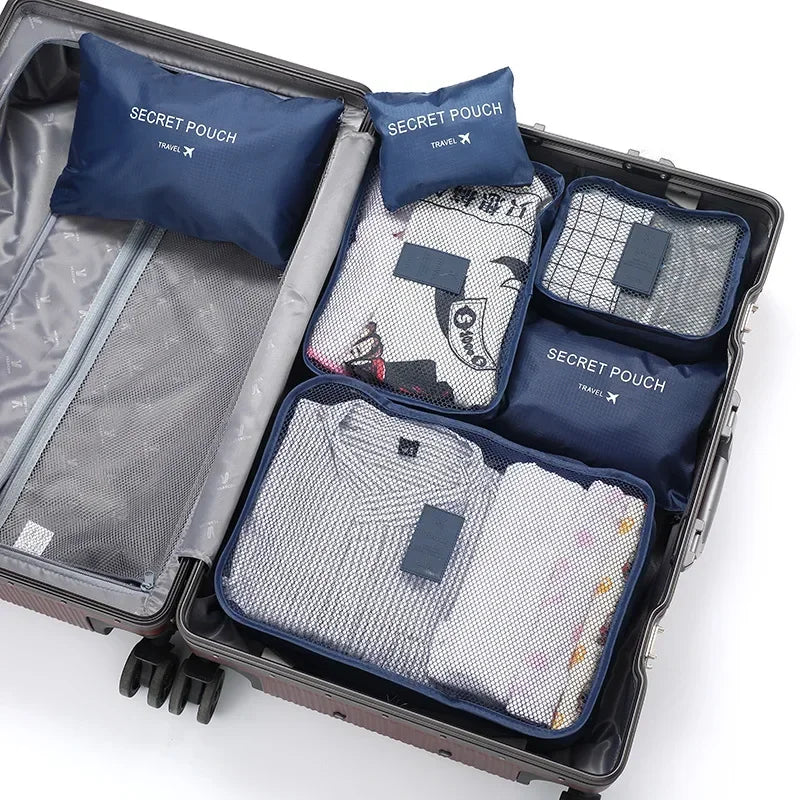 Packing Cubes | Kuffert Organizer | Rejsetasker Sæt til Orden og Oversigt | ReiseKlar