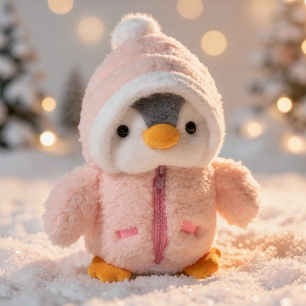 Pinguin Krammedyr | Sødt Plysdyr til Børn og Babyer | KrammePingu