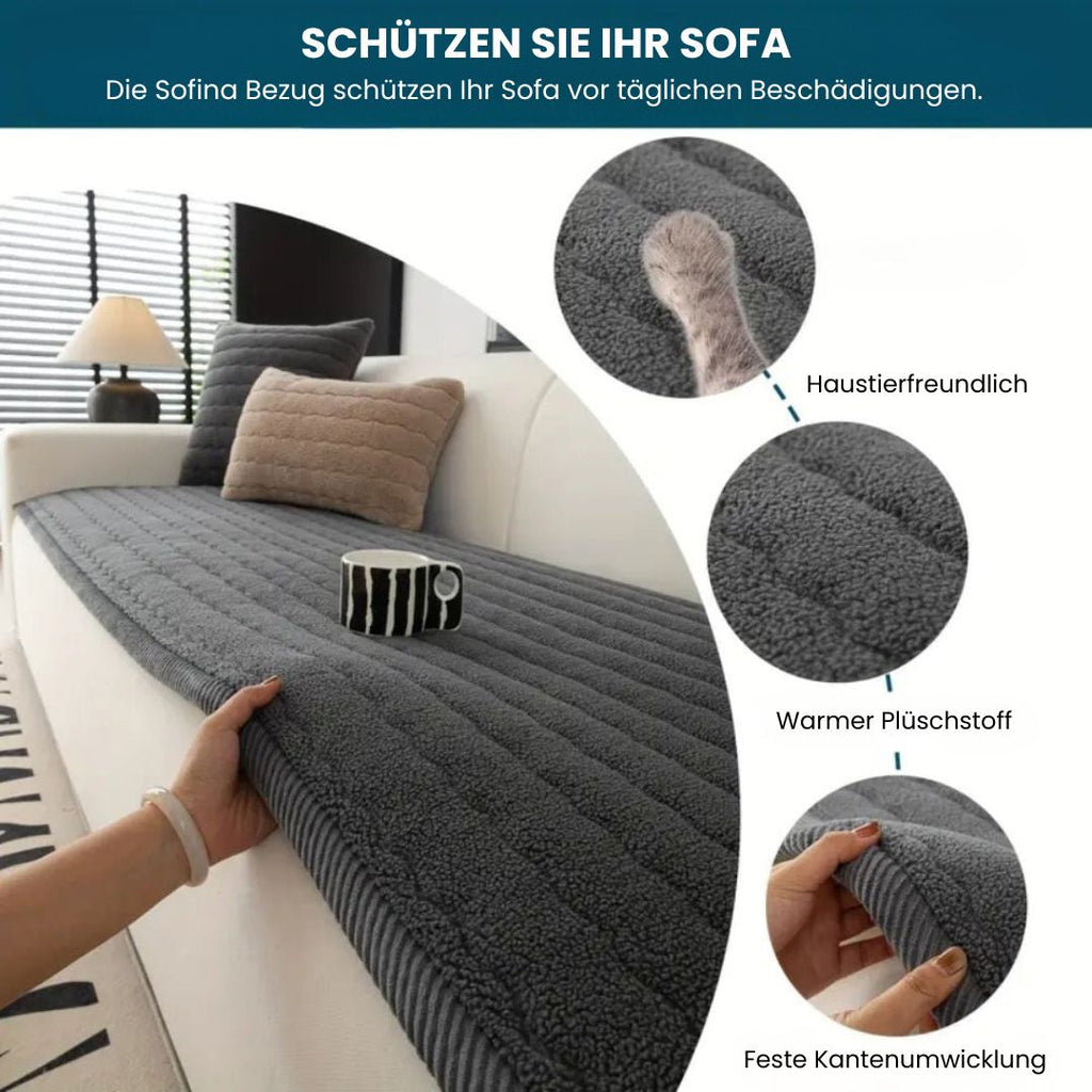 Plüsch Sofabetræk | Betræk til Sofa | Sofa Overtræk | Sofina