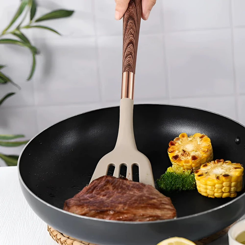 Premium Køkkenredskaber Sæt | Køkkenudstyr Sæt i Silikone | Kogegrej 10 Stykker | Culinora
