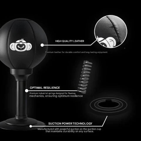 Punching Ball med Kraftig Sugebase - PowerStrike