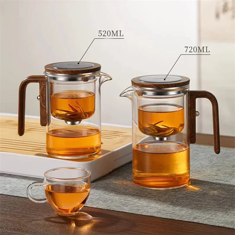 Glas teekande med si | PureTee