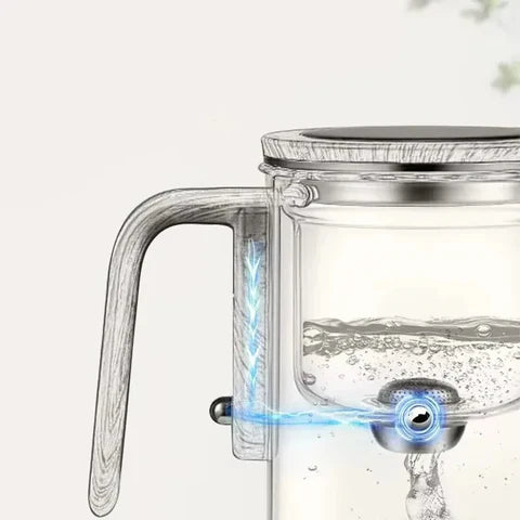 Glas teekande med si | PureTee
