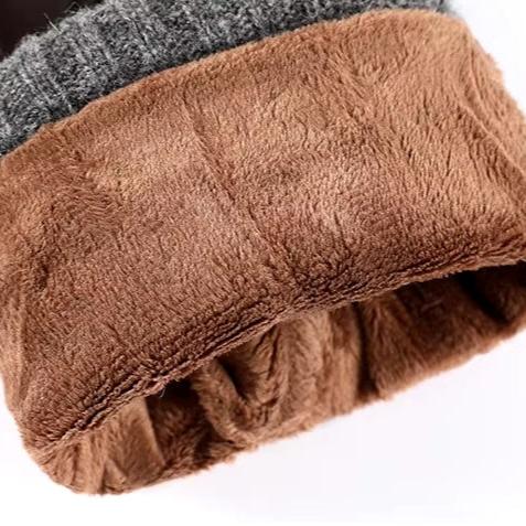 Læderhandsker Med Cashmere Manchetter Til Koldt Vejr