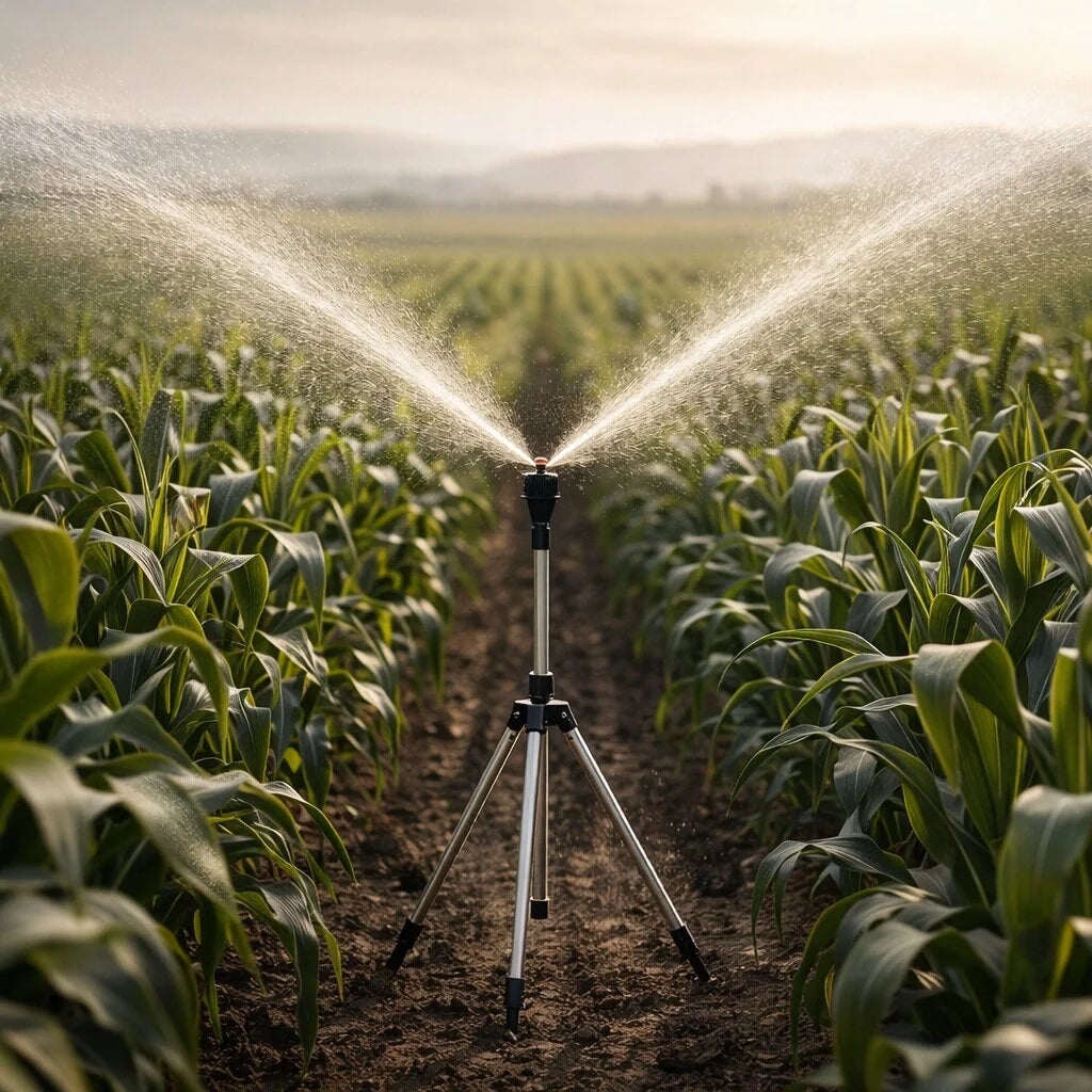 Plænebruser med stativ | 360° Sprinkler | Havebruser | AquaVento