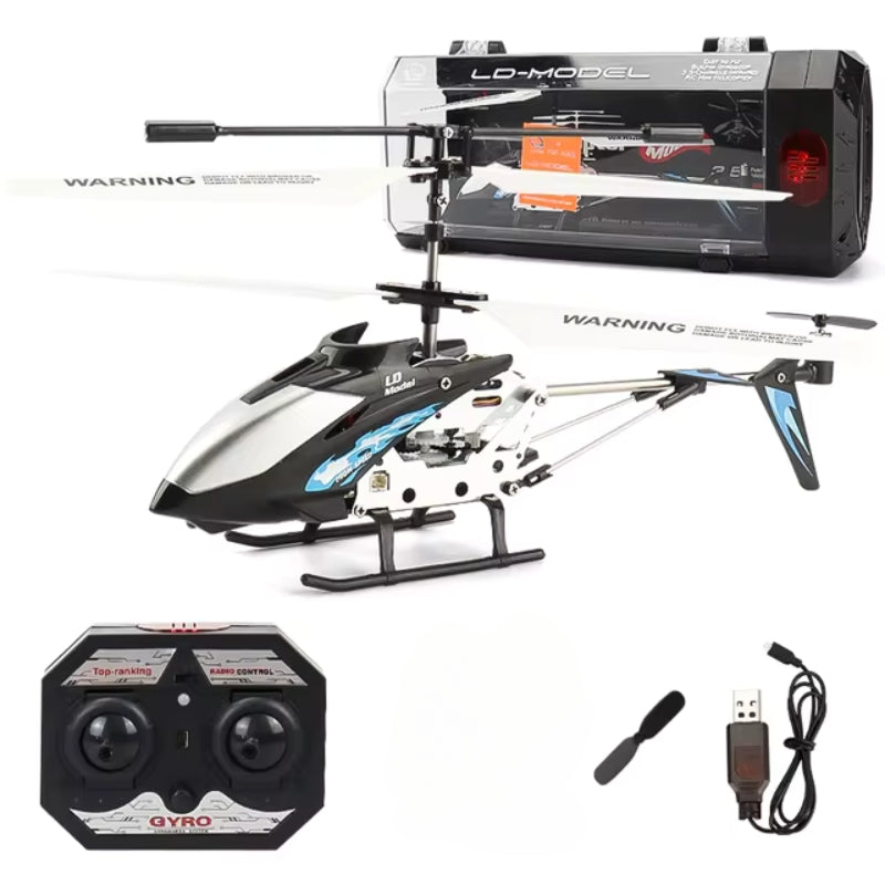 Hercules Uknuselig Mini RC Helikopter med Gyro - Rød