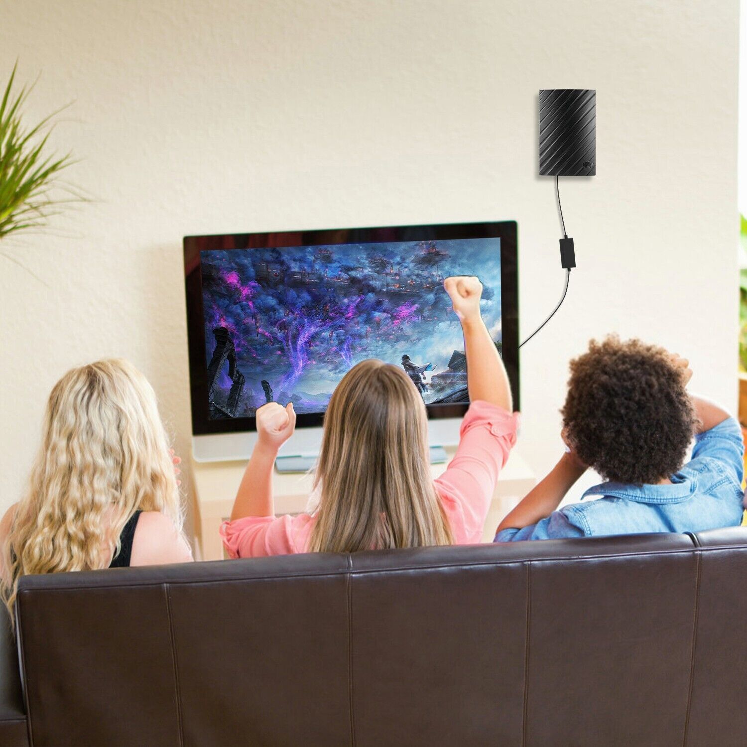NovaView Pro Indendørs Antenne Til 4K TV Med 600 Miles Rækkevidde