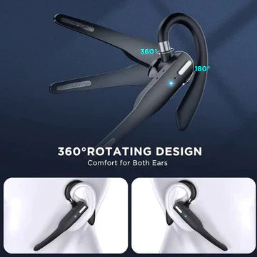 Trucker Dual Mic Wireless Bluetooth 5.1 Støjreducerende Headset/Øreprop