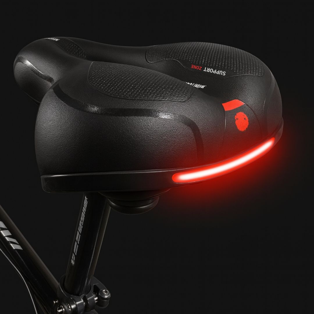 Cykelsadel til Herrer & Damer | Behagelig cykelsadel med affjedring | SadelPro