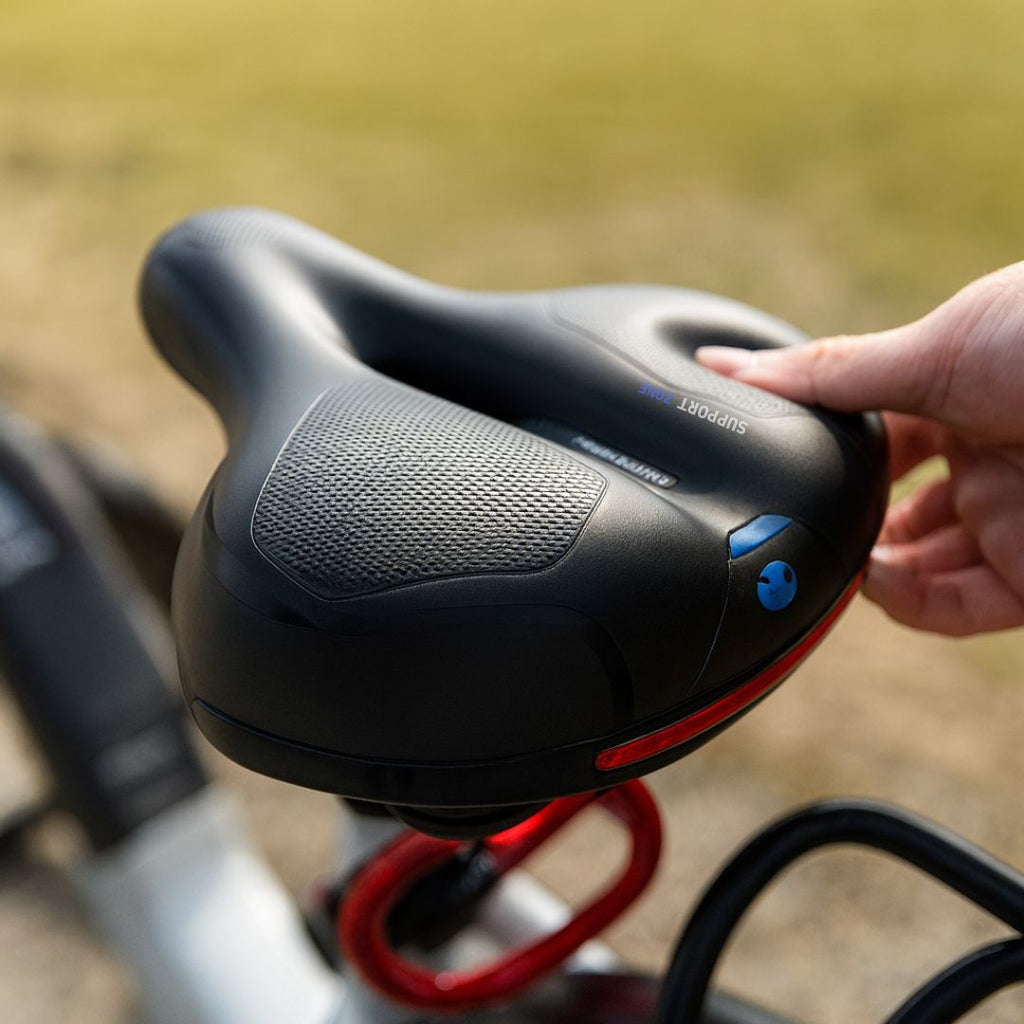 Cykelsadel til Herrer & Damer | Behagelig cykelsadel med affjedring | SadelPro