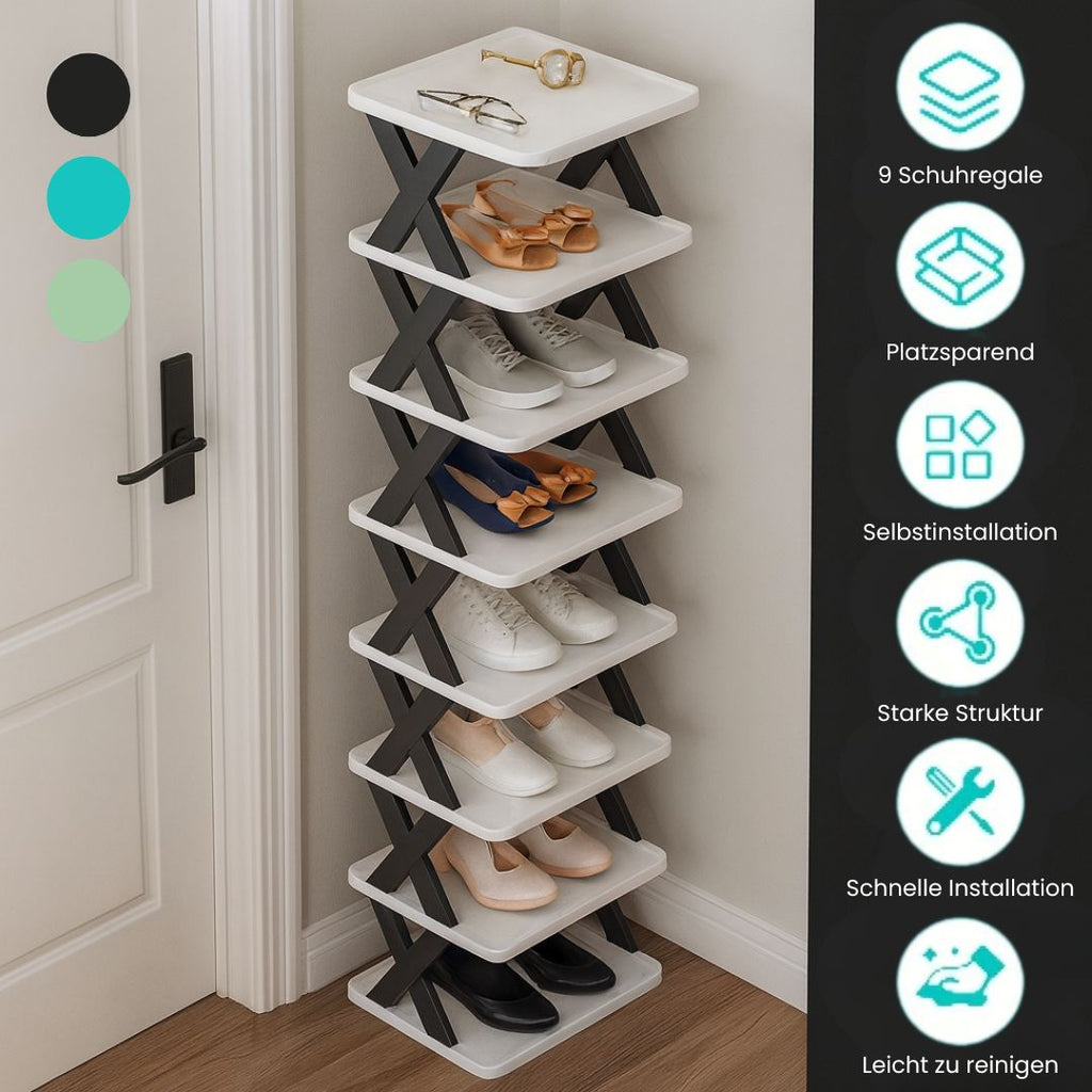 Smal skohylde | Skoholder smal | Høj og pladsbesparende | ShoeTower