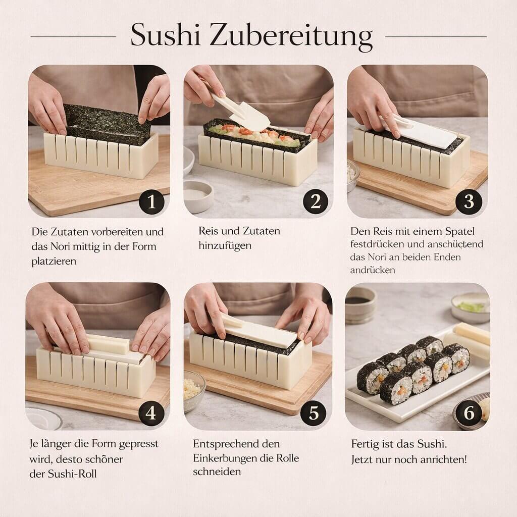 Selv Sushi Lave Sæt | Sushi Maker | Reisara