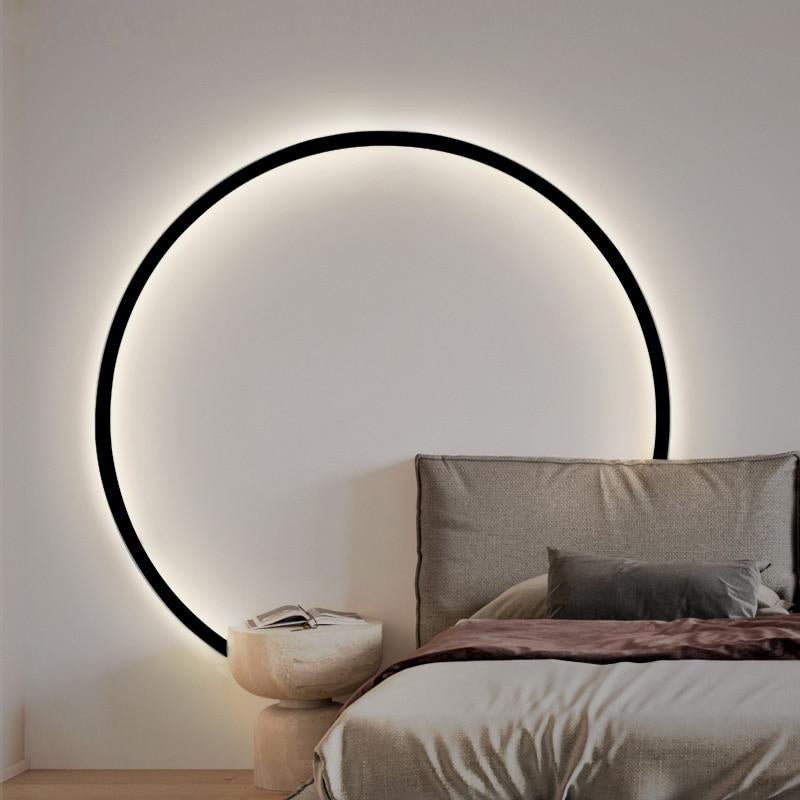 NovaHalo LumaNova Cirkulær Væglampe til Moderne Minimalistiske Interiører