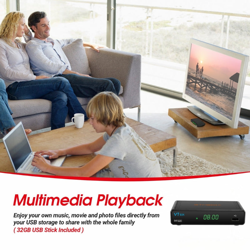 V7 S5X HD Freeview Box Optager med 1080p Udgivelse