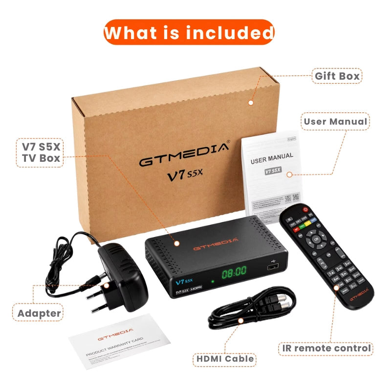 V7 S5X HD Freeview Box Optager med 1080p Udgivelse