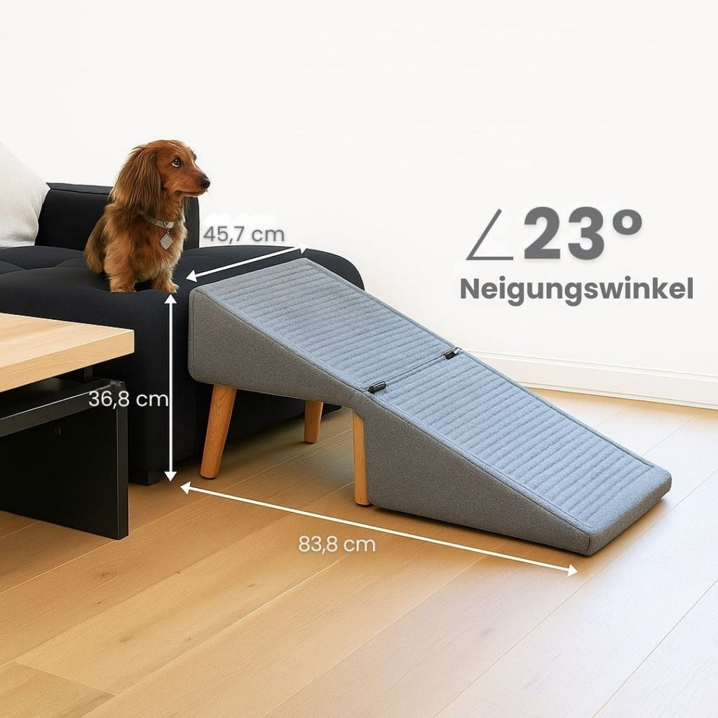Hundetrappe til seng & sofa | Hunderampe & puff i ét | SofaVen