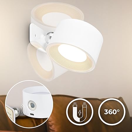 LED Lampe | Lampe med bevægelsessensor | Trådløs lampe | Stråle360