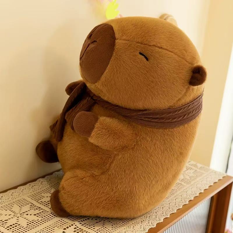 Sød Capybara Krammedyr | Plüschtier til babyer, børn og voksne | KrammeCapy