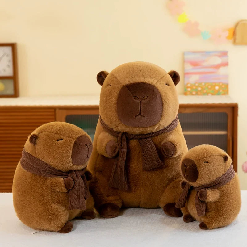 Sød Capybara Krammedyr | Plüschtier til babyer, børn og voksne | KrammeCapy