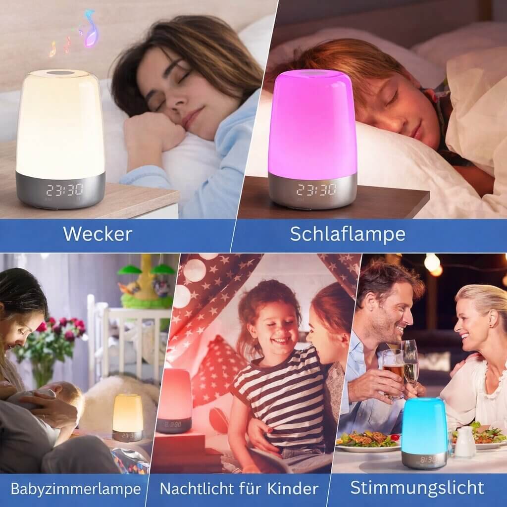 Lysvækkeur | Tageslys lampe | Wake Up Light | LichtRise