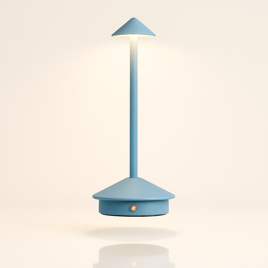 Bordlampe med batteri | Trådløs bordlampe | Dimmbar lampe med touch | Lunelle