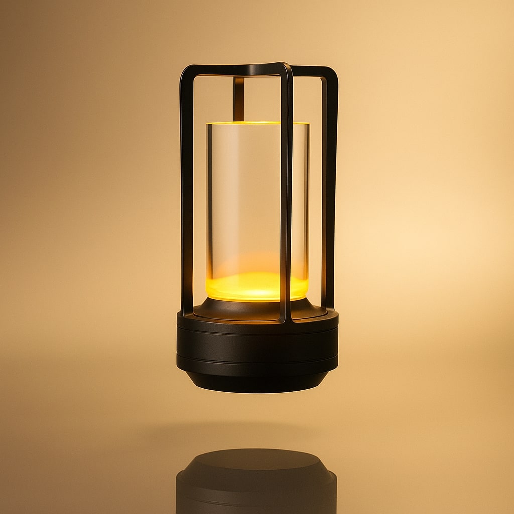 Bordlampe med batteri | Moderne LED Bordlampe | Lanterne Lampe | NordicLicht