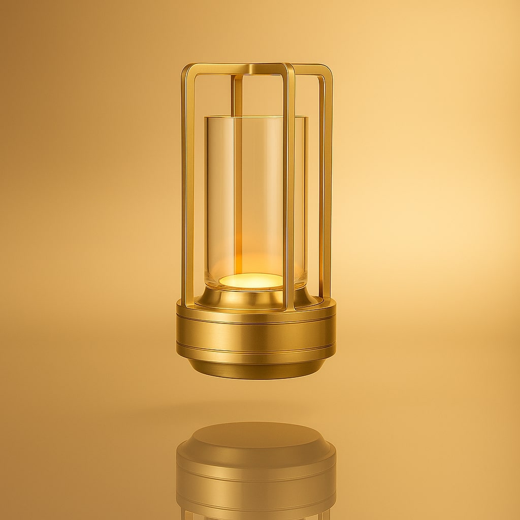 Bordlampe med batteri | Moderne LED Bordlampe | Lanterne Lampe | NordicLicht