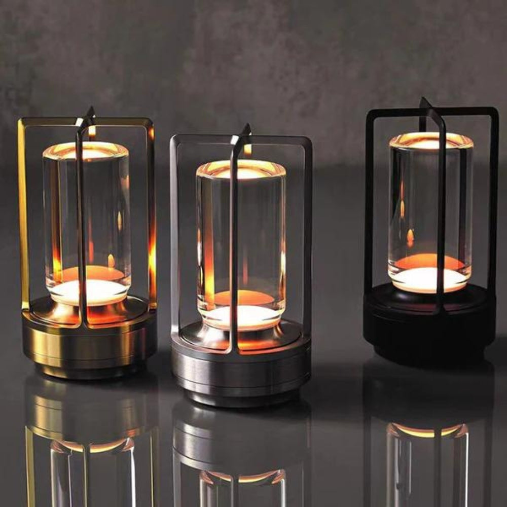 Bordlampe med batteri | Moderne LED Bordlampe | Lanterne Lampe | NordicLicht