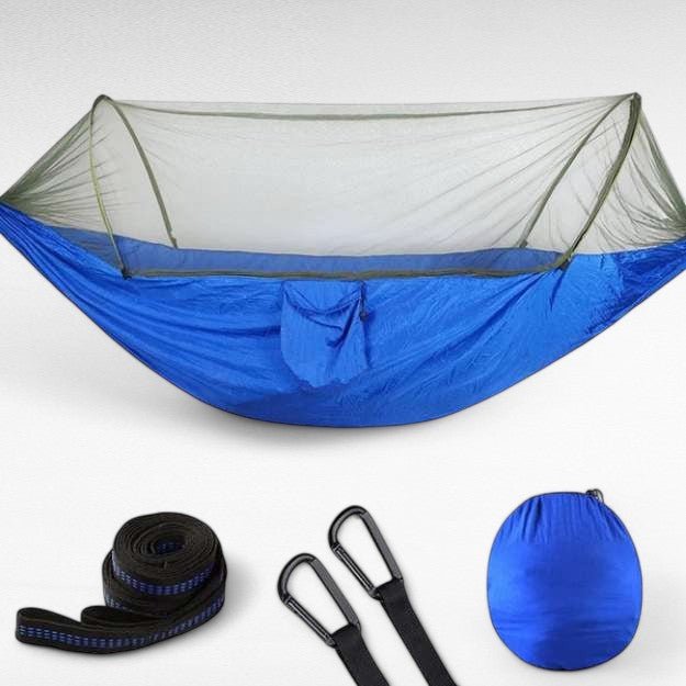 Udendørs Hængekøje med Insektnet – Ultra-Lette Nylon & Hurtig Opsætning