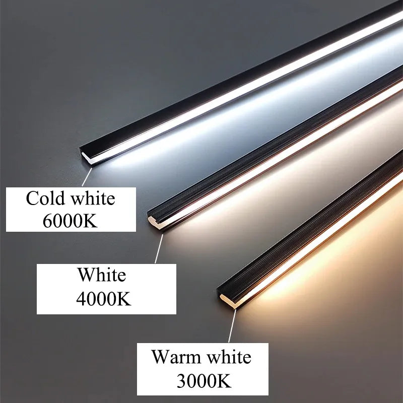 LED Lysliste Under Skab | Ultra Tynd | DC12V, 10W/m | Klippelig & Farvetemperatur Valg
