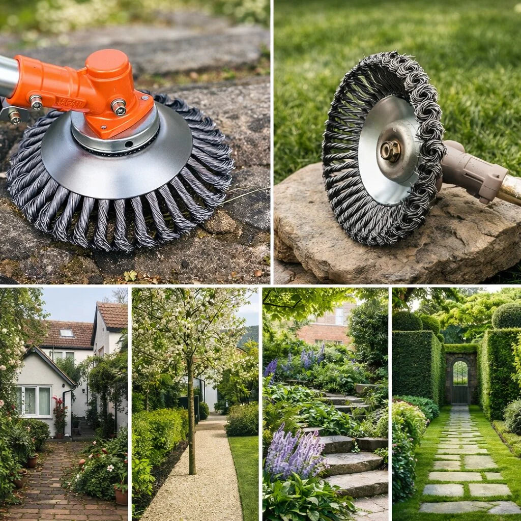 Ukrydsfjerner til haven | Ukryds Trimmer med stålbørste | HaveFix