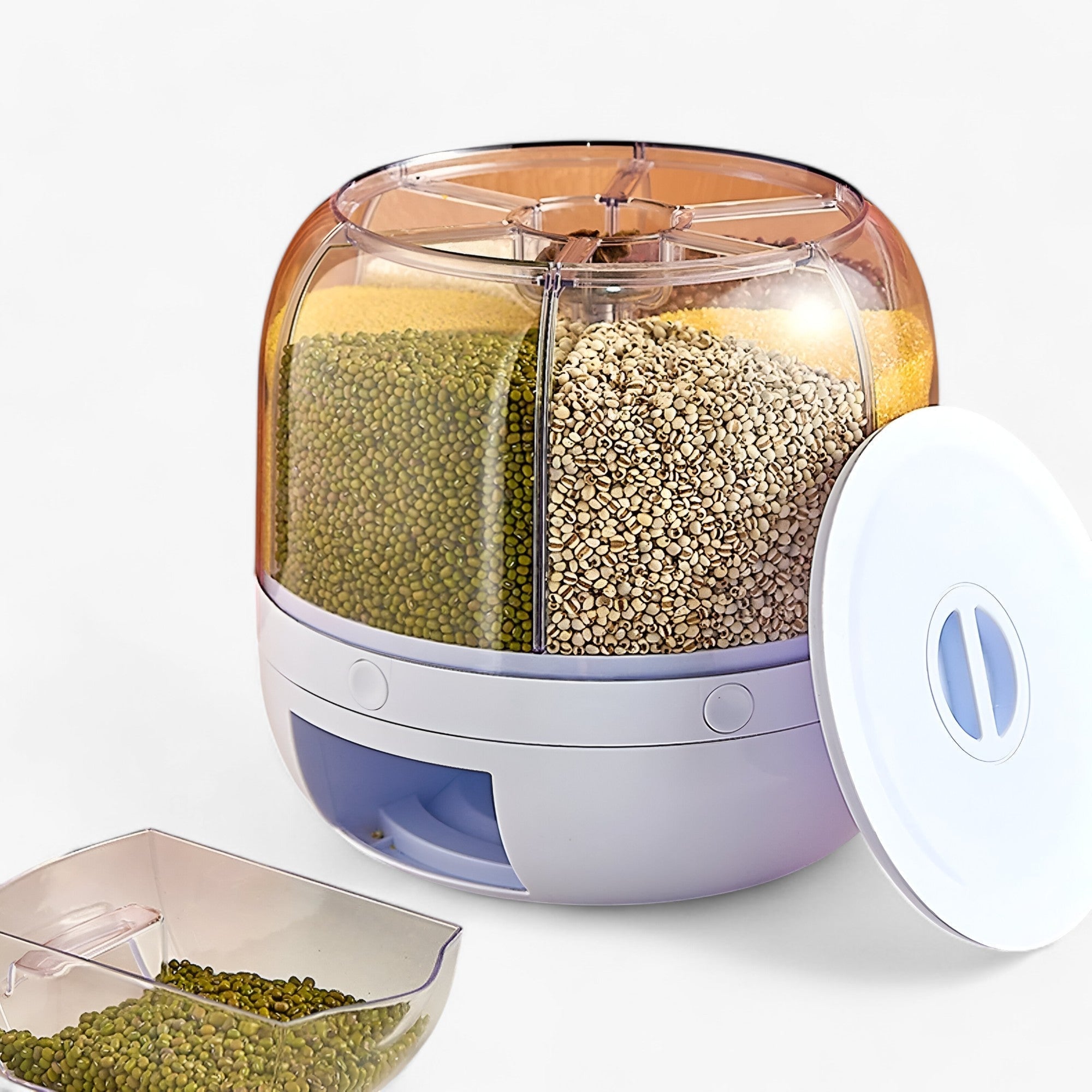 Müsli Dispenser | Opbevaringsbeholder | Beholder med låg | Opbevaringsboks