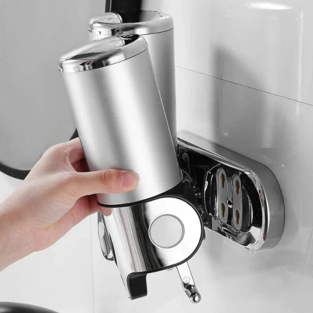 Væghængt Sæbedispenser i Rustfrit Stål