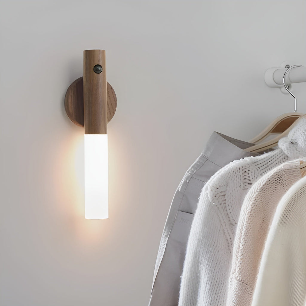 Væglampe til indendørs brug med bevægelsessensor & genopladeligt batteri | Trådløs lampe | NordLicht